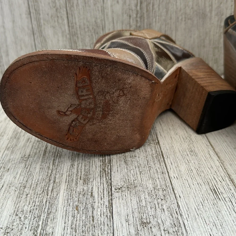 Freebird by Steven Patchwork Mules - Picture 4 of 9